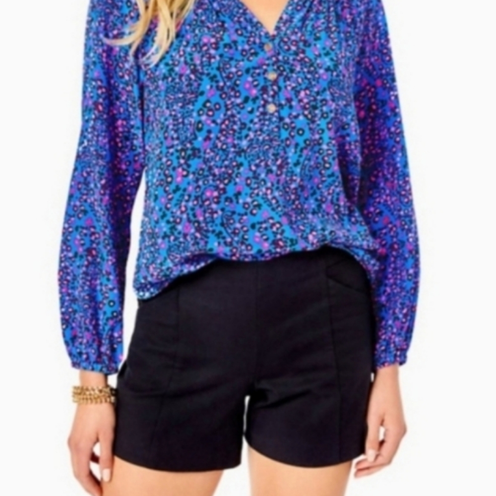 Lilly Pulitzer NWT Arabeth Stretch Short in Noir